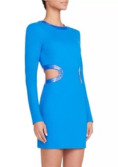 STAUD Dolce Cut-Out Minidress