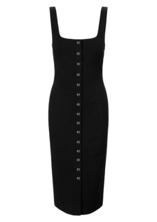 STAUD Domani Scoopneck Midi-Dress