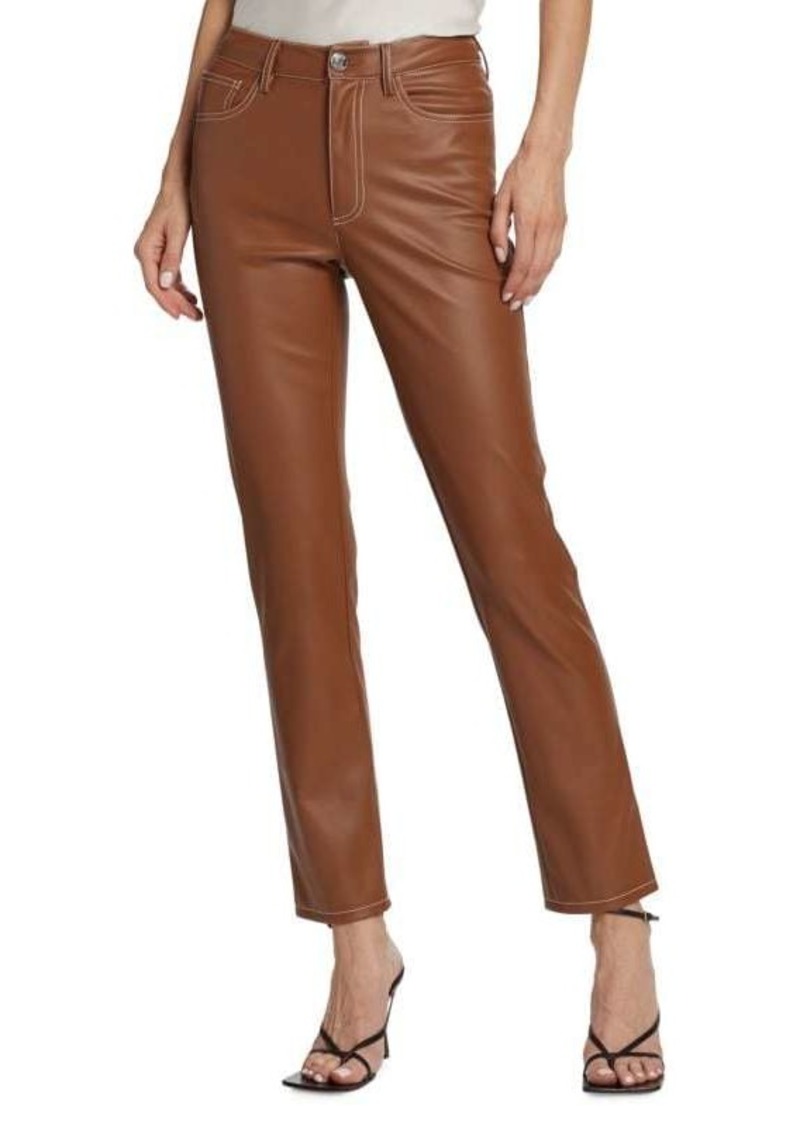 STAUD Elliot Faux Leather Pants