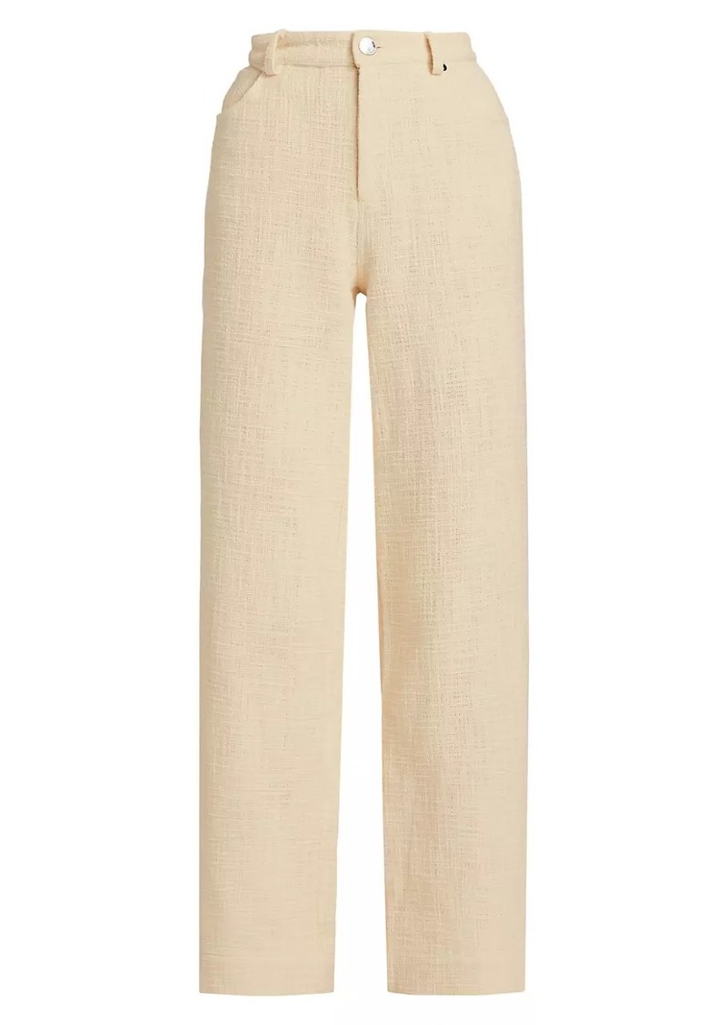 STAUD Grayson Straight-Leg Pants