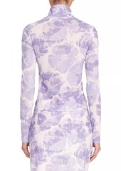 STAUD Helvin Floral Turtleneck