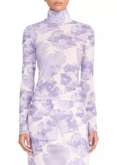 STAUD Helvin Floral Turtleneck