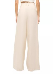 STAUD Luisa Linen Wide-Leg Trousers