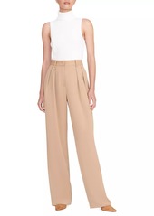 STAUD Luisa Pleated-Front Pants