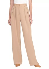 STAUD Luisa Pleated-Front Pants