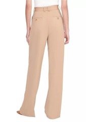 STAUD Luisa Pleated-Front Pants