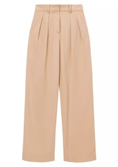 STAUD Luisa Pleated-Front Pants