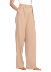 STAUD Luisa Pleated-Front Pants