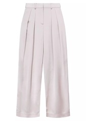 STAUD Luisa Pleated Wide-Leg Pants