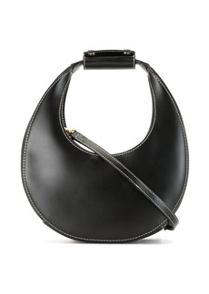 STAUD mini Moon leather shoulder bag