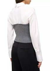 STAUD O'keefe Collared Top