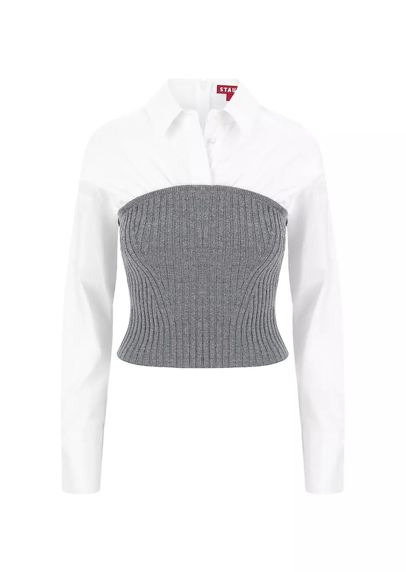 STAUD O'keefe Collared Top