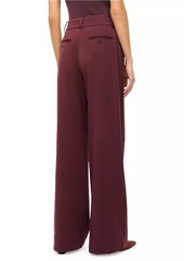 STAUD Prince Mid-Rise Straight-leg Pants