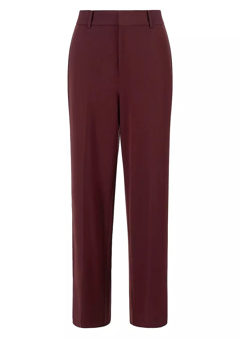 STAUD Prince Mid-Rise Straight-leg Pants