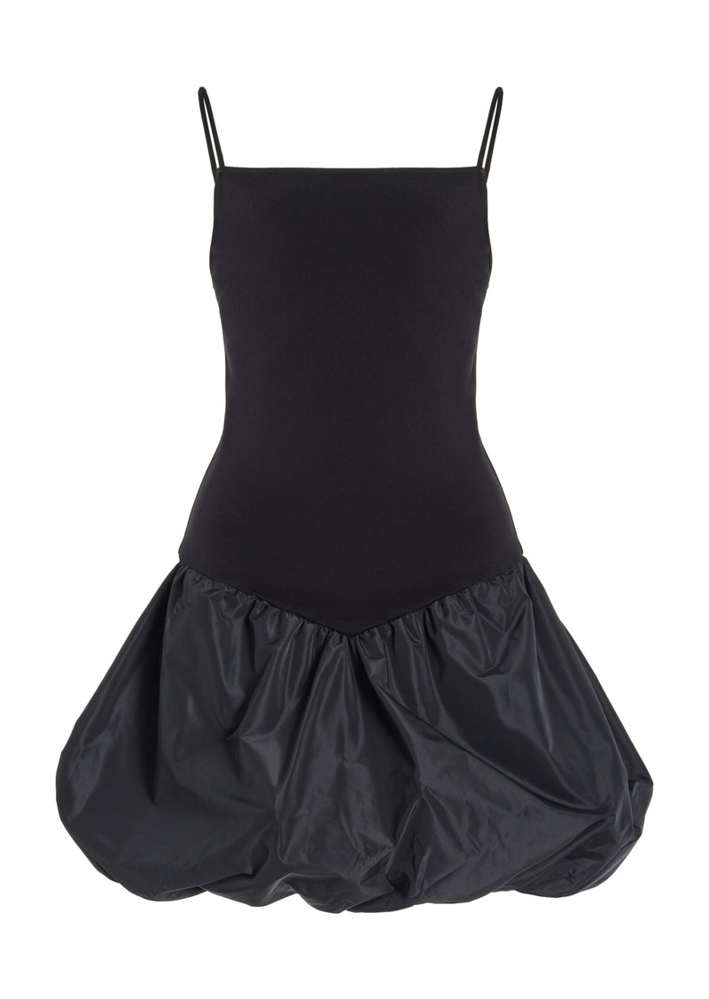 STAUD - Ablee Tufted Mini Dress - Black - L - Moda Operandi