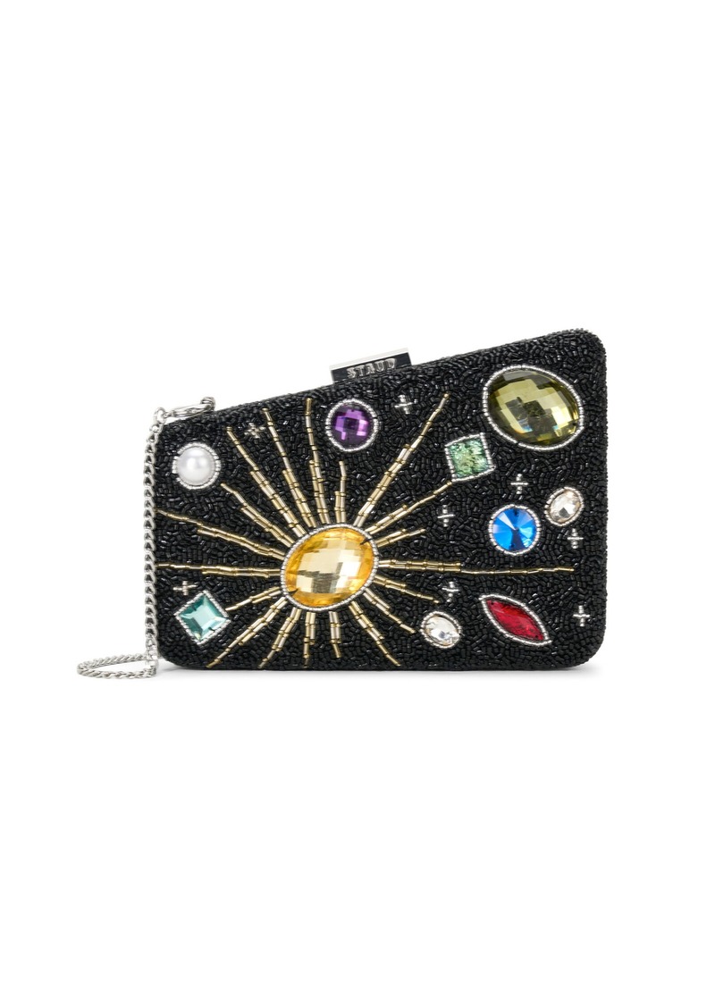 STAUD - Carmella Beaded Clutch - Multi - OS - Moda Operandi