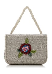 STAUD - Carmen Beaded Box Bag - Silver - OS - Moda Operandi