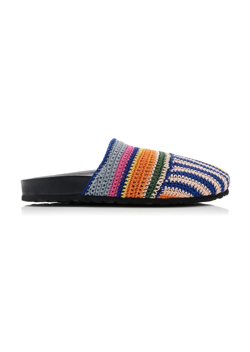 STAUD - Dia Knit Slides - Multi - IT 39 - Moda Operandi