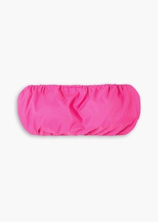 Staud - Gigi strapless taffeta bandeau bra top - Pink - M