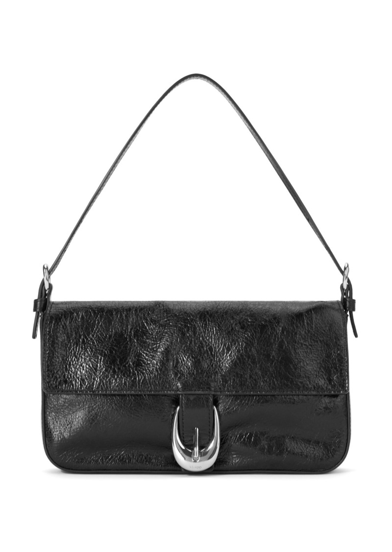 STAUD - Harlow Leather Shoulder Bag - Black - OS - Moda Operandi