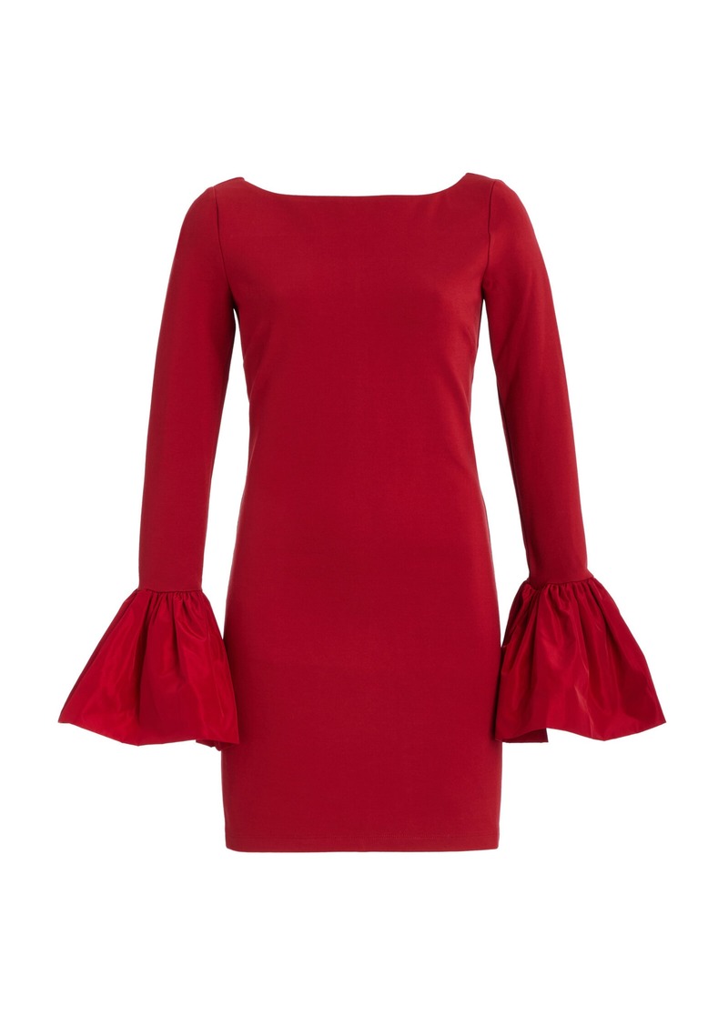 STAUD - Hawthorne Double-Knit Mini Dress - Red - L - Moda Operandi