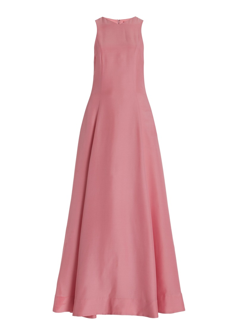 STAUD - Heike Sleeveless Wool-Blend Maxi Dress - Pink - US 0 - Moda Operandi