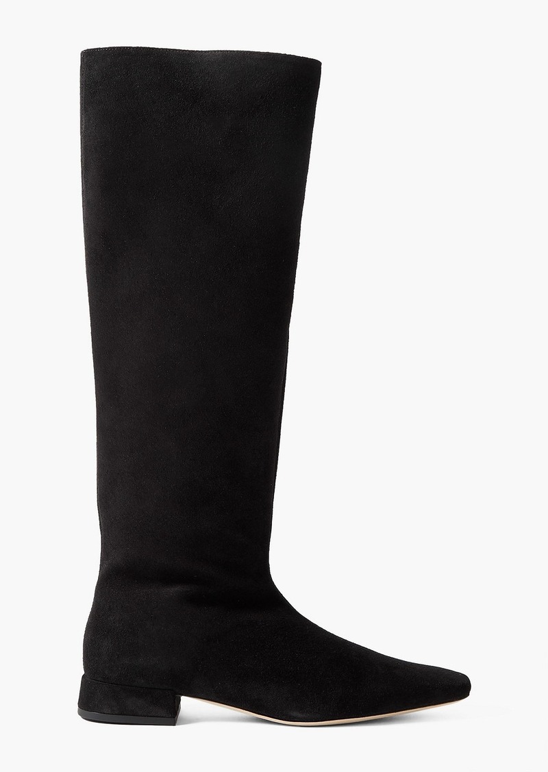 Staud - Olga suede knee boots - Black - EU 35