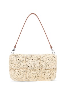 STAUD - Timmy Crocheted Raffia Bag - Neutral - OS - Moda Operandi