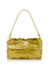 STAUD - Timmy Sequined Shoulder Bag - Yellow - OS - Moda Operandi