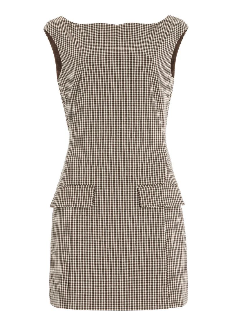 STAUD - Walker Dress - Brown - L - Moda Operandi