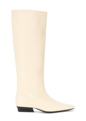 STAUD - Wally Leather Knee Boots - Black - IT 36.5 - Moda Operandi