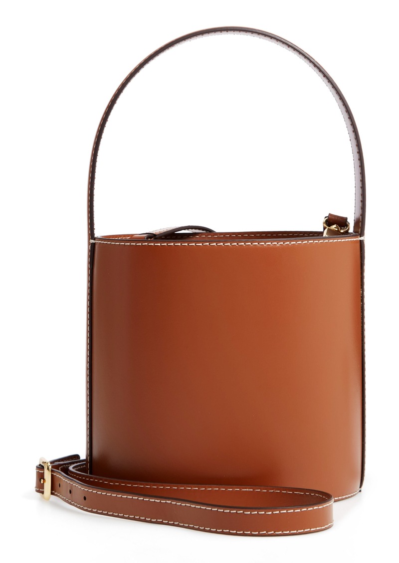 leather bucket handbags