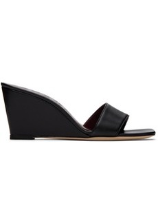 Staud Black Billie Wedge Heeled Sandals