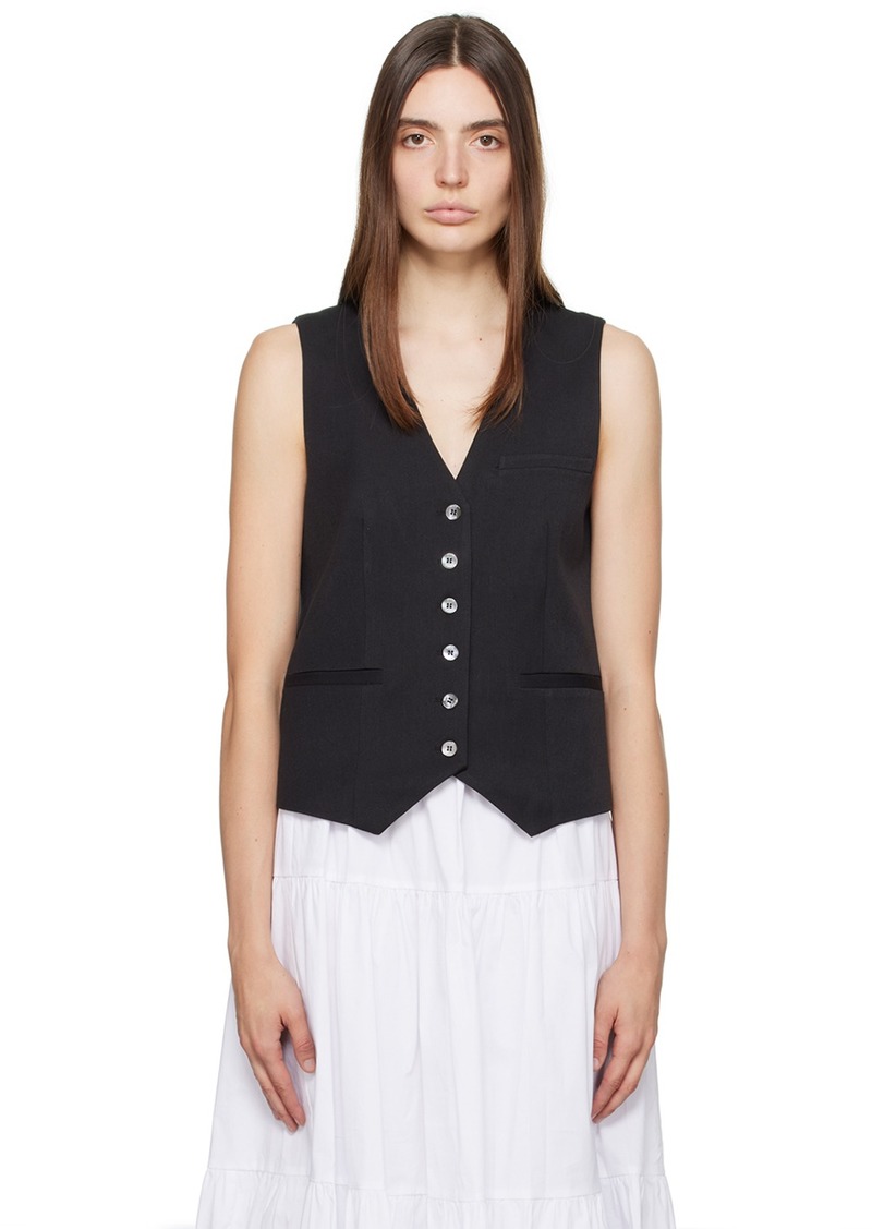 Staud Black Brett Vest