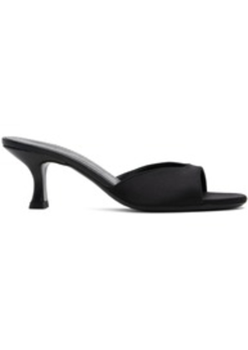 Staud Black Brigitte Mule Heeled Sandals