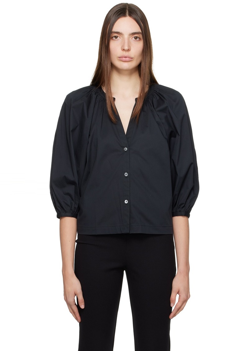 Staud Black Dill Blouse