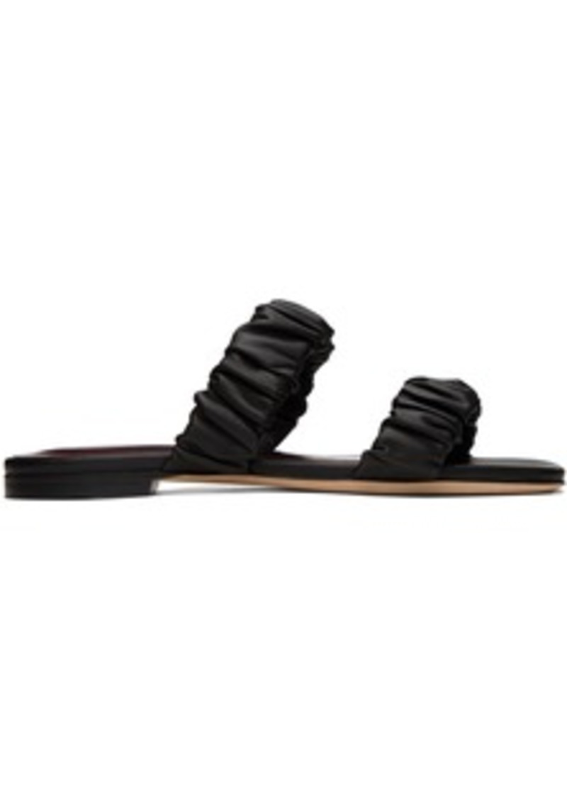 Staud Black Maya Sandals