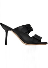 Staud Black Remi Heeled Sandals