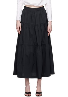 Staud Black Sea Midi Skirt