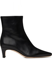 Staud Black Wally Ankle Boots