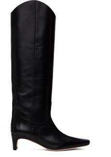 Staud Black Western Wally Tall Boots