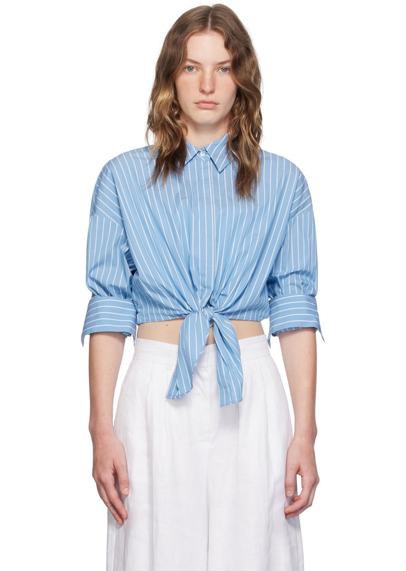 Staud Blue Lisa Shirt