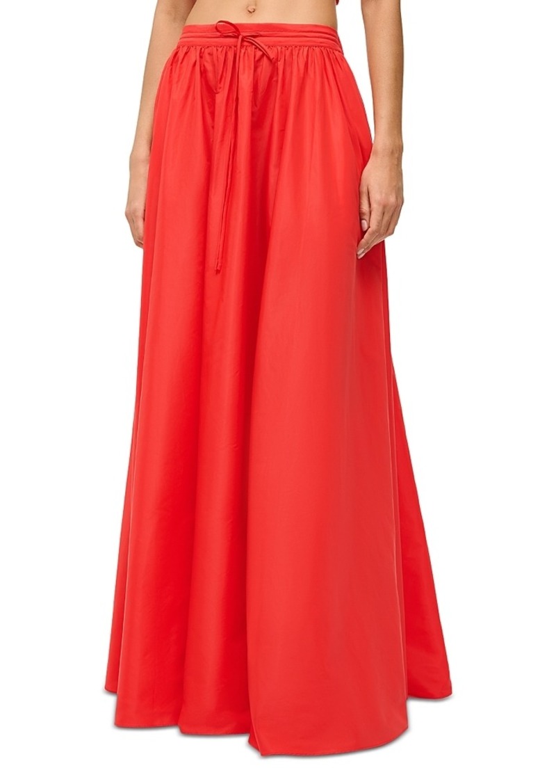 Staud Eden Nylon Maxi Skirt