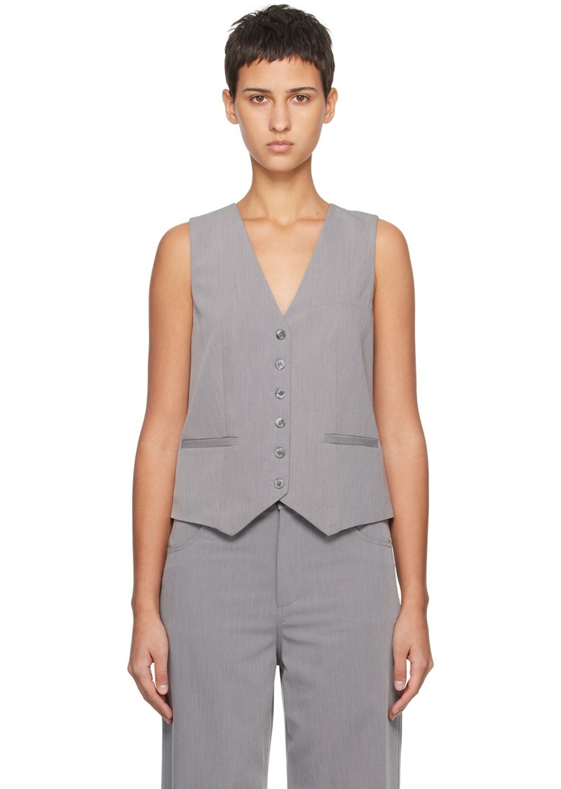 Staud Gray Brett Vest