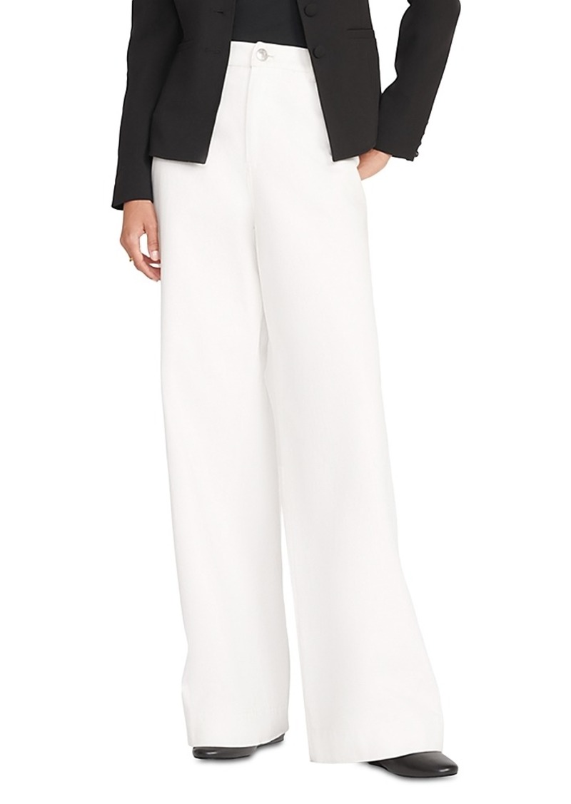 Staud Grayson Cotton Wide Leg Pants