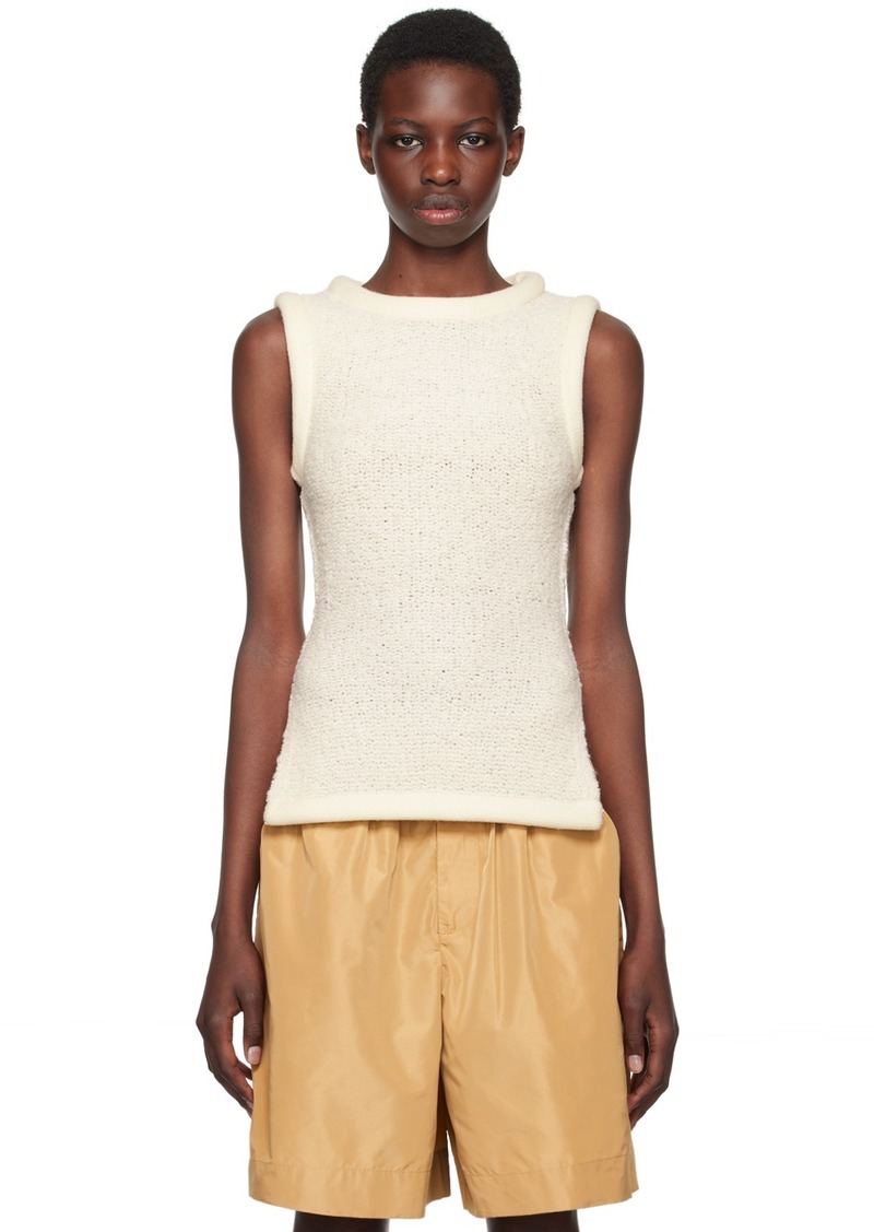 Staud Off-White Aerin Tank Top