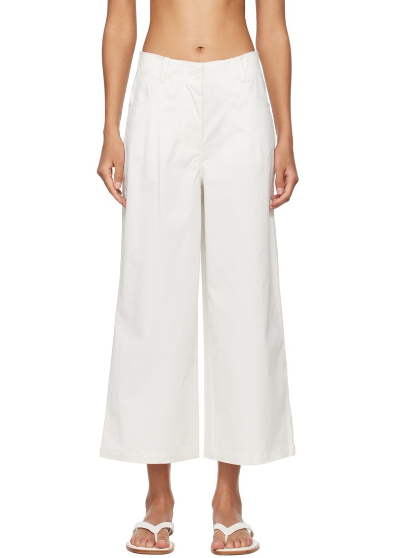 Staud Off-White Luca Trousers