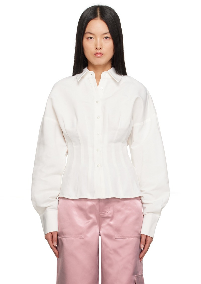 Staud Off-White Ophelia Shirt