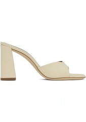 Staud Off-White Sloane Heeled Sandals