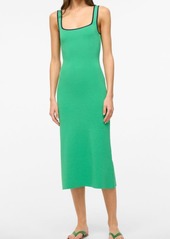 STAUD Paityn Sleeveless Fitted Midi Sweater Dress